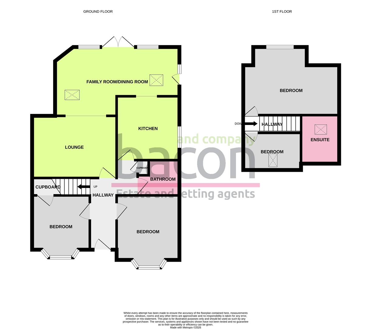 Floor Plan | Bungalow - Semi Detached | Cedar Avenue, Worthing | For Sale